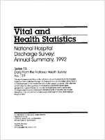 National Hospital Discharge Survey Annual Summary 1992
