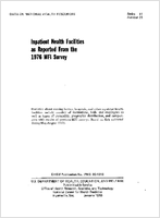 Inpatient Health Facilities as Reported from the 1976 MFI Survey