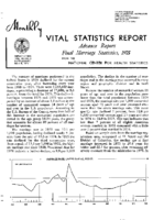 Advance report  Final marriage statistics 1975
