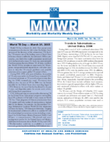 MMWR Morbidity and Mortality Weekly Report Vol 54 No 10 March 18 2005