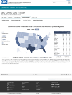 Confirmed COVID19 cases and deaths in US correctional and detention facilities by state November 18 2020