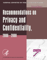 Recommendations on privacy and confidentiality 20062008