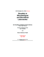 Biosafety in Microbiological and Biomedical Laboratories 4th Edition 1999