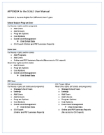 APPENDIX to the SEALS User Manual
