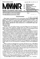 Morbidity and Mortality Weekly Report MMWR June 13 1980  Vol 29  No 23