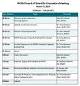 NIOSH Board of Scientific Counselors Meeting March 13 2024 Agenda