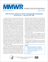 MMWR Morbidity and Mortality Weekly Report Vol 59 No 11 March 26 2010