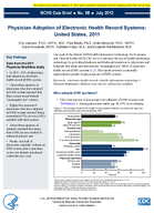 Physician Adoption of Electronic Health Record Systems United States 2011