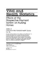 Effects of the Prospective Payment System on Nursing Homes