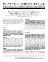 Concordance of Chronic Conditions in Older Mexican American Couples