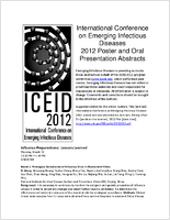 International Conference on Emerging Infectious Diseases 2012 Poster and Oral Presentation Abstracts