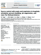 Source Control with Masks and Respirators in Hospitals Exhalation Aerosol Shedding Jet Suppression and NearFarField Persistence