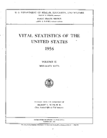 Vital Statistics of the United States 1956 Volume II