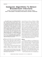 Computer Algorithms To Detect Bloodstream Infections