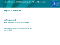 Hepatitis vaccines