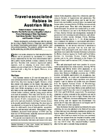Travelassociated Rabies in Austrian Man
