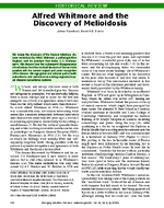 Alfred Whitmore and the Discovery of Melioidosis