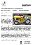 Teenager Dies in Tractor Overturn When HomeMade Rollbar Fails
