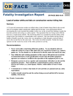 Load of lumber shifts and falls on construction worker killing him