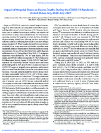 Impact of Hospital Strain on Excess Deaths During the COVID19 Pandemic  US July 2020July 2021