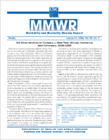 MMWR Morbidity and Mortality Weekly Report Vol 55 No 3 January 27 2006