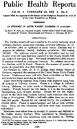Public Health Reports  v 63 no 8 FEBRUARY 20 1948