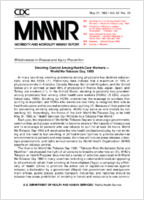 Morbidity and Mortality Weekly Report MMWR May 21 1993  Vol 42  No 19