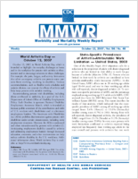 MMWR Morbidity and Mortality Weekly Report Vol 56 No 40 October 12 2007
