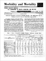 Morbidity and Mortality Weekly Report For release June 5 1959 Vol 8 No 21