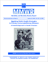 Morbidity and Mortality Weekly Report Recommendations and Reports January 16 2004  Vol 53  No RR1
