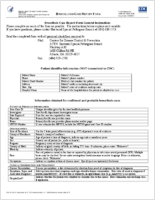 Brucellosis case report form