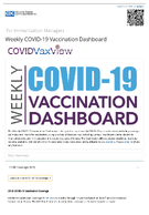 Weekly COVID19 Vaccination Dashboard  COVIDVaxView
