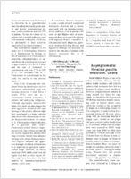 Asymptomatic Yersinia pestis Infection China