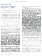 Calls to Poison Centers for Exposures to Electronic Cigarettes  United States September 2010February 2014