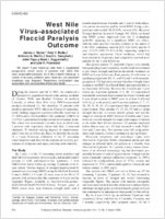West Nile Virusassociated Flaccid Paralysis Outcome