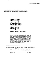 Natality Statistics Analysis 19651967