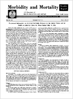 Morbidity and Mortality Weekly Report Vol 4 No 19 May 20 1955