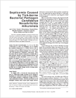 Septicemia Caused by Tickborne Bacterial Pathogen Candidatus Neoehrlichia mikurensis