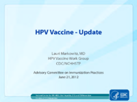 HPV vaccine  update