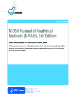 NIOSH Manual of Analytical Methods NMAM 5th Edition eBook February 2020