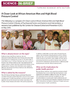 A Closer Look at African American Men and High BloodPressure Control