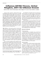 Influenza AH1N2 Viruses United Kingdom 200102 Influenza Season