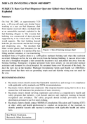 Race Car Fuel Dispenser Operator Killed when Methanol Tank Exploded