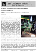 Farmer Slips Off Tractor Step Into Path of a Grain Semi Truck