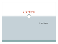 RDC FY12