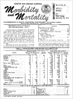 Morbidity and Mortality Weekly Report Vol 24 No 38 week ending September 20 1975