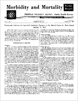 Morbidity and Mortality Weekly Report Vol 1 No 3 January 25 1952