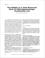The Rabbit as a New Reservoir Host of Enterohemorrhagic Escherichia coli