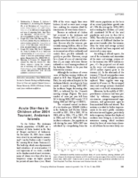 Acute Diarrhea in Children after 2004 Tsunami Andaman Islands