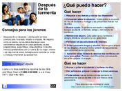 After the Storm Tips for Youth Spanish